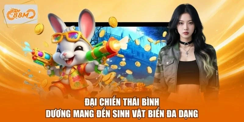 Đại chiến Thái Bình Dương mang đến sinh vật biển đa dạng